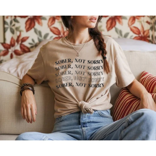 Sober Not Sorry Tee | Unisex T-Shirt
