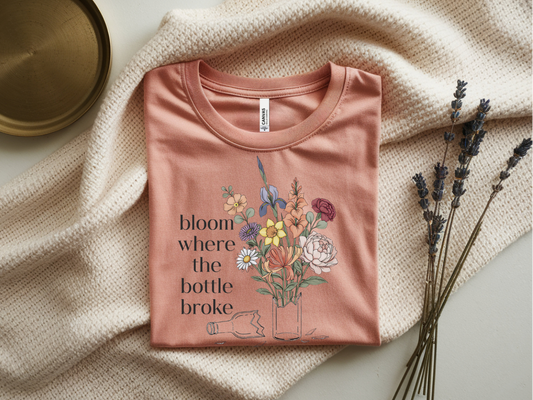Bloom Where The Bottle Broke Tee