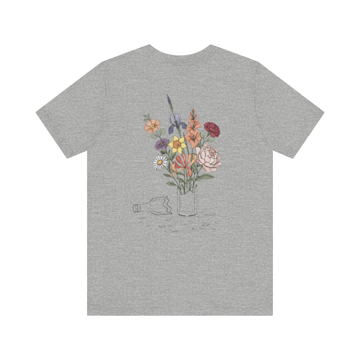 Bloom Where The Bottle Broke Unisex Tee