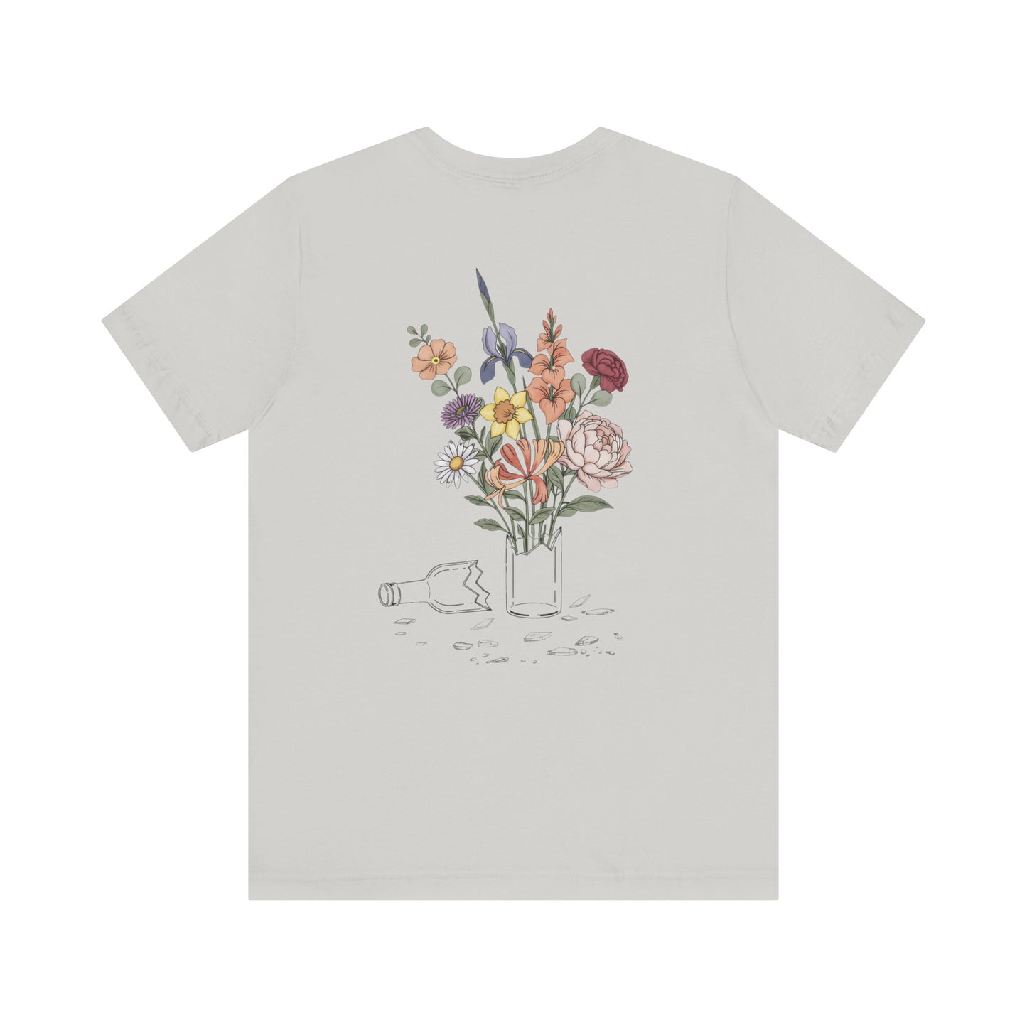 Bloom Where The Bottle Broke Unisex Tee