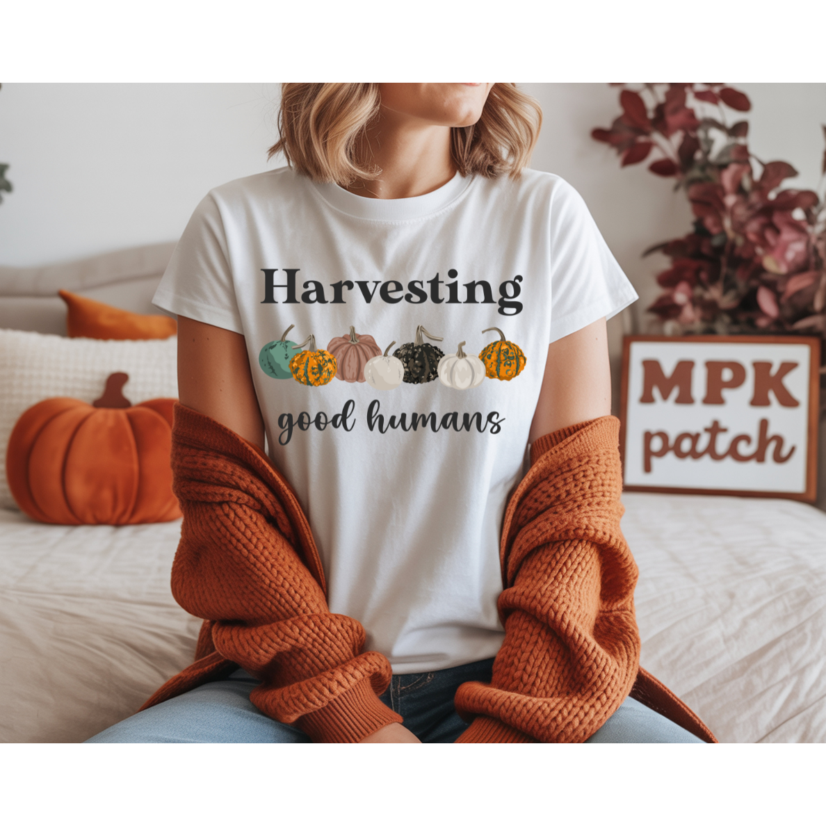 FALL Collection Harvesting Good Humans Unisex Tee