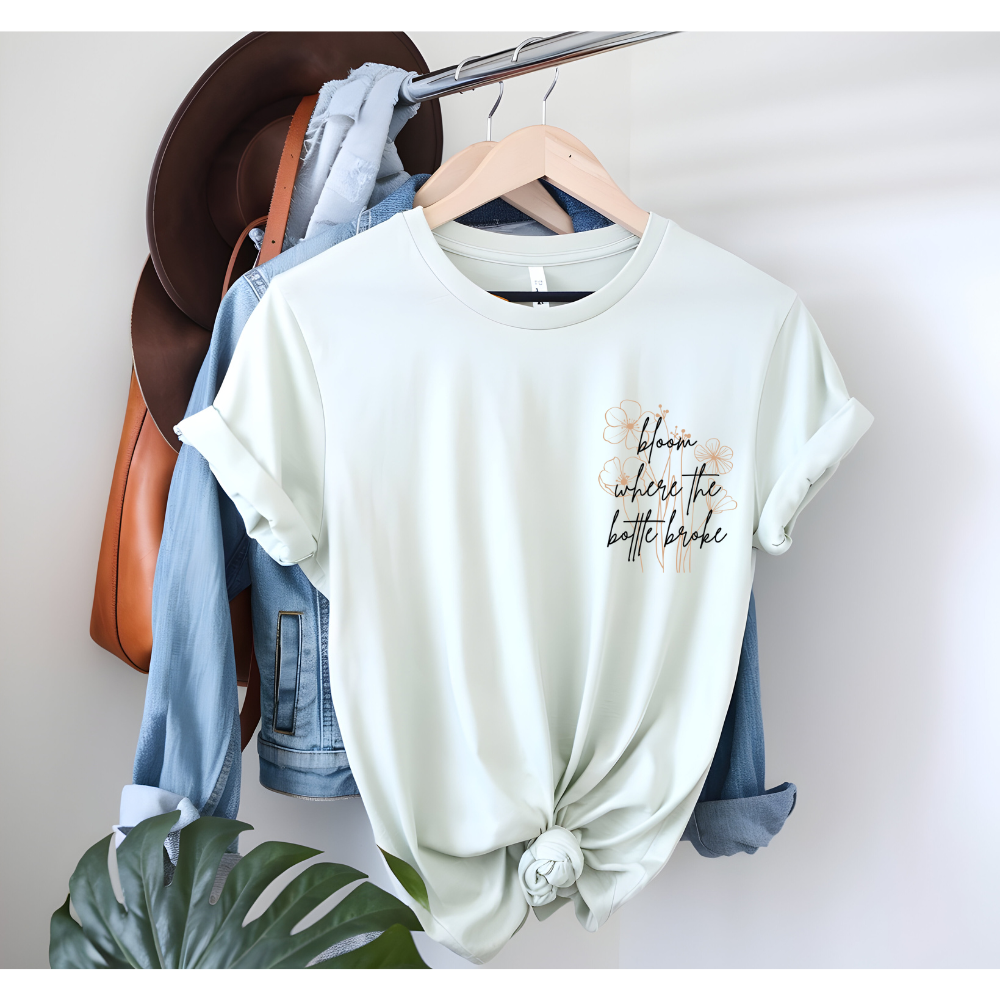 Bloom Where The Bottle Broke Tee