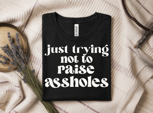 Just Trying Not to Raise Assholes