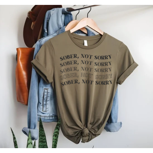 Sober Not Sorry Tee | Unisex T-Shirt