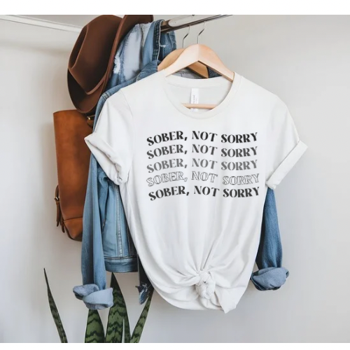 Sober Not Sorry Tee | Unisex T-Shirt