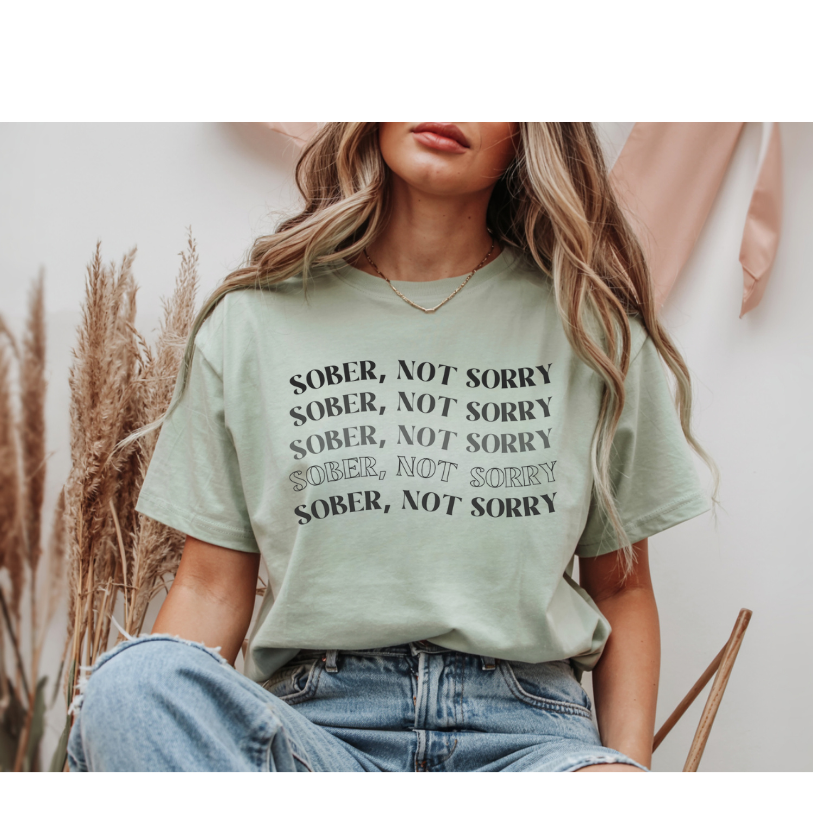 Sober Not Sorry Tee | Unisex T-Shirt