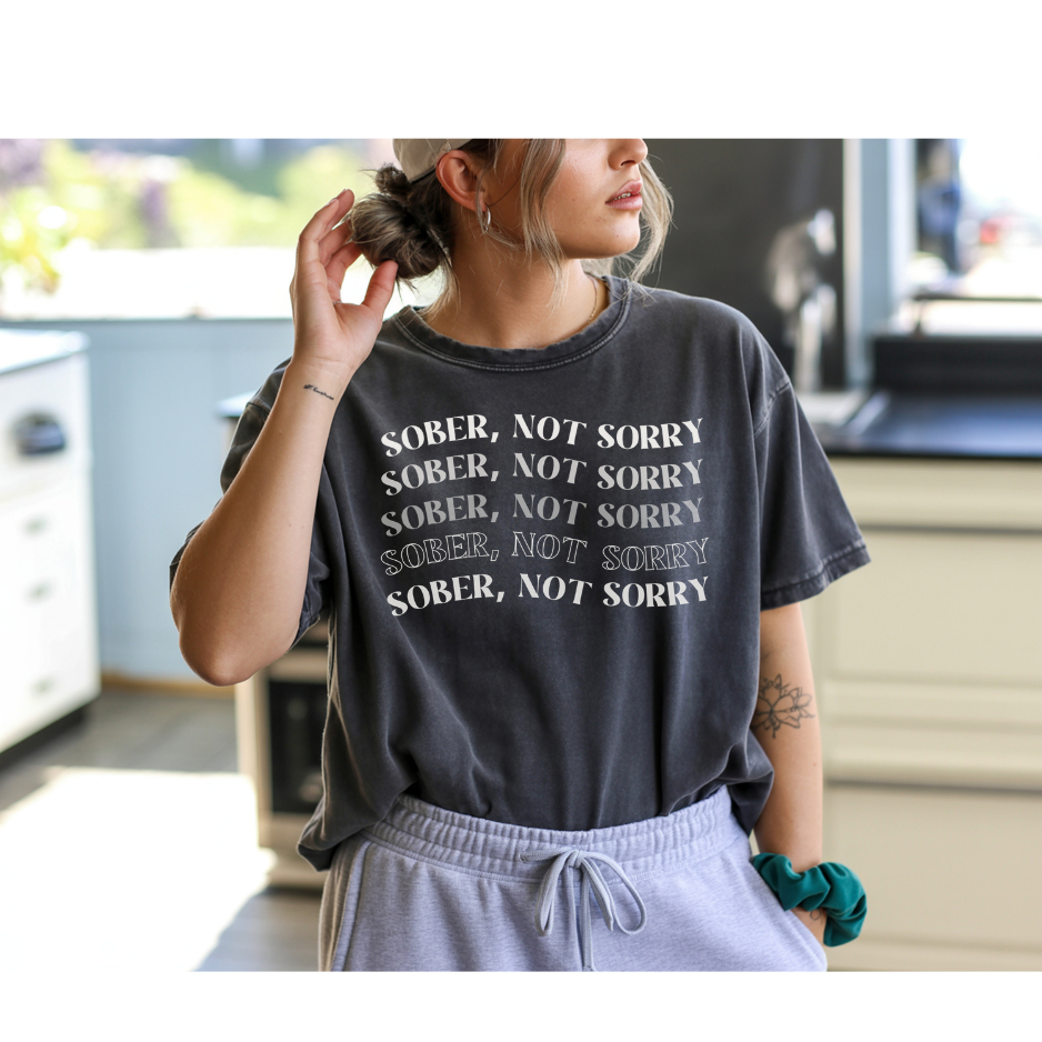 Sober Not Sorry Tee | Unisex T-Shirt