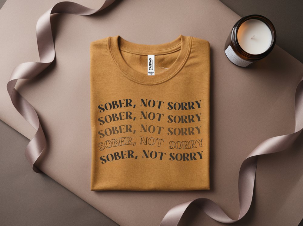 Sober Not Sorry Tee | Unisex T-Shirt
