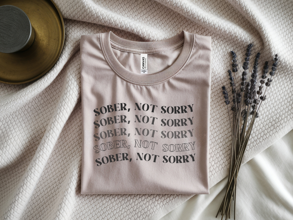 Sober Not Sorry Tee | Unisex T-Shirt