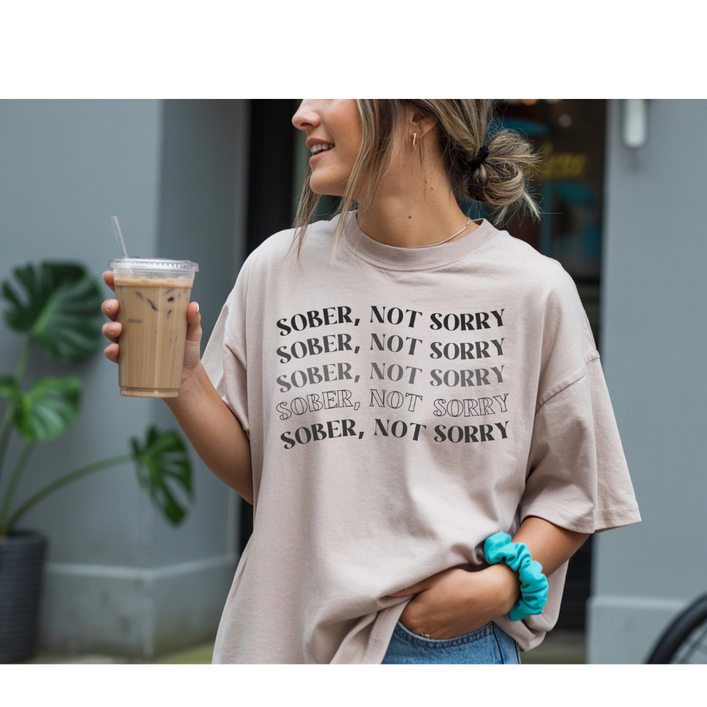 Sober Not Sorry Tee | Unisex T-Shirt