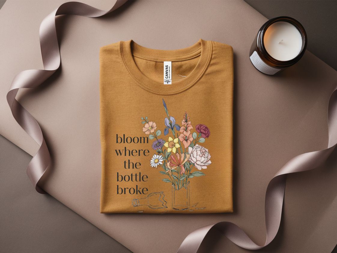 Bloom Where The Bottle Broke Tee