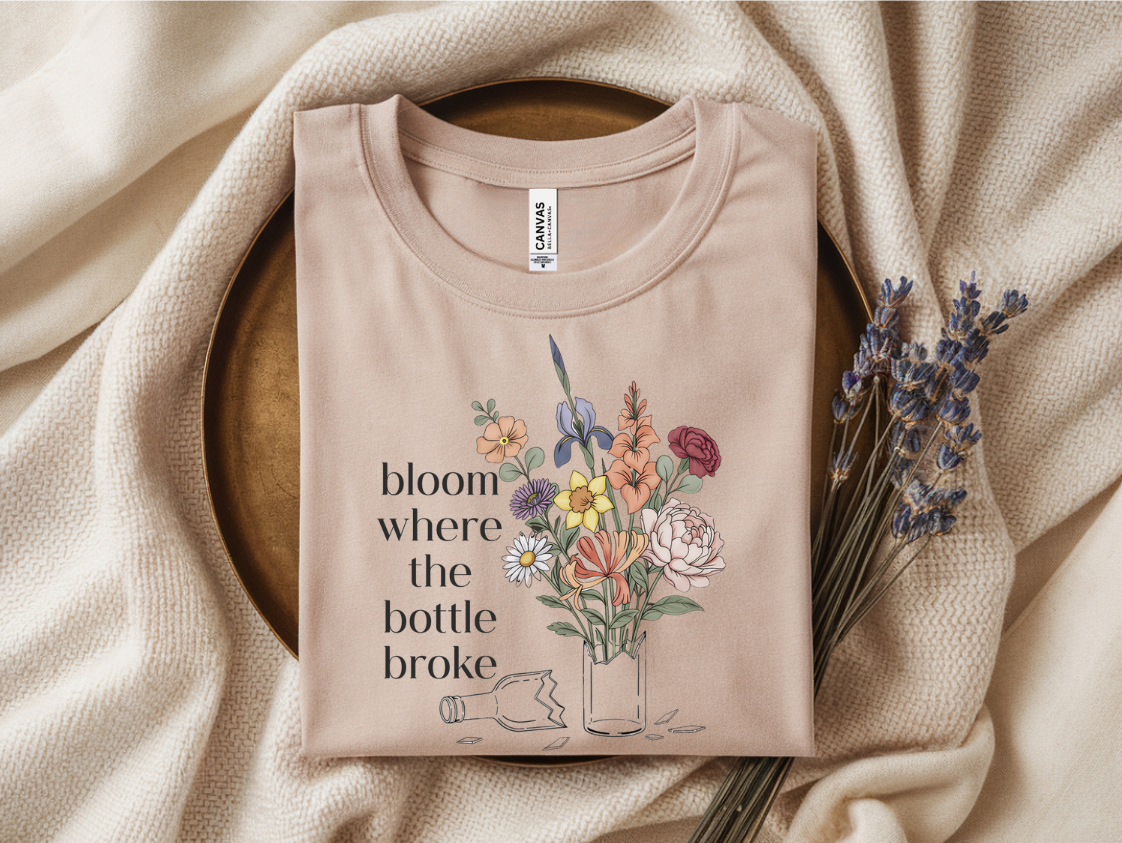 Bloom Where The Bottle Broke Tee
