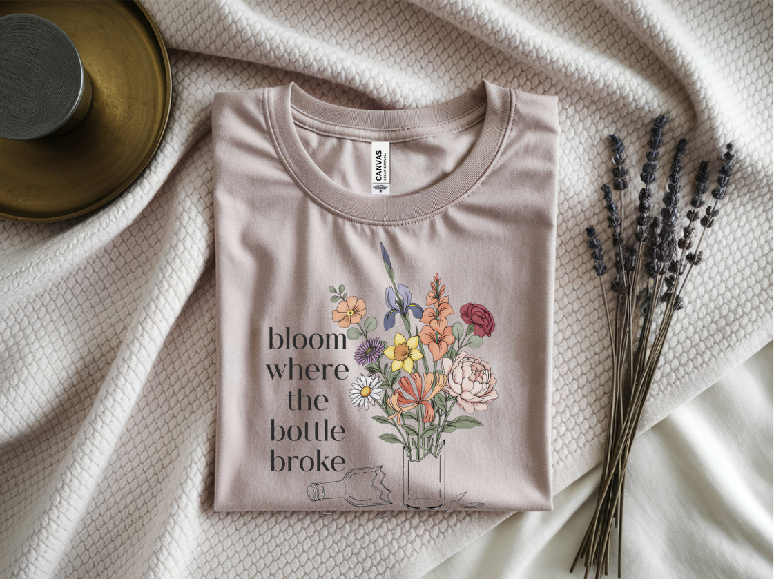 Bloom Where The Bottle Broke Tee